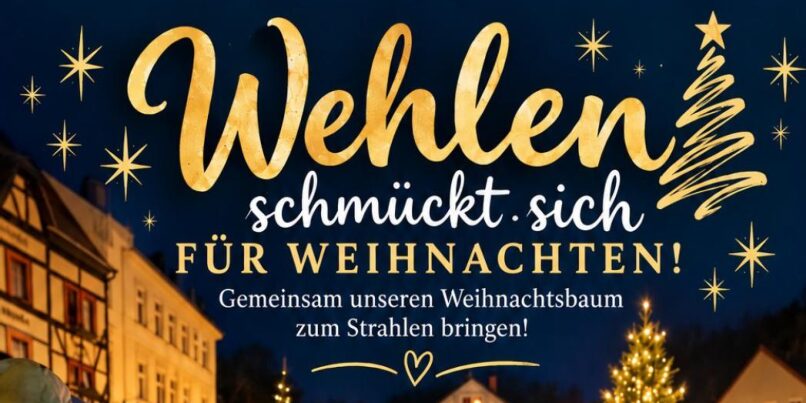 Wehlen schmückt sich für Weihnachten